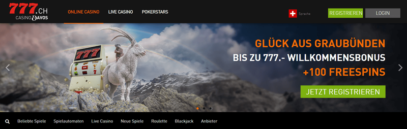 Casino777 Homepage