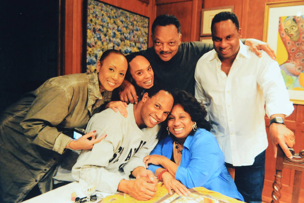 Image - Rev Jackson with family